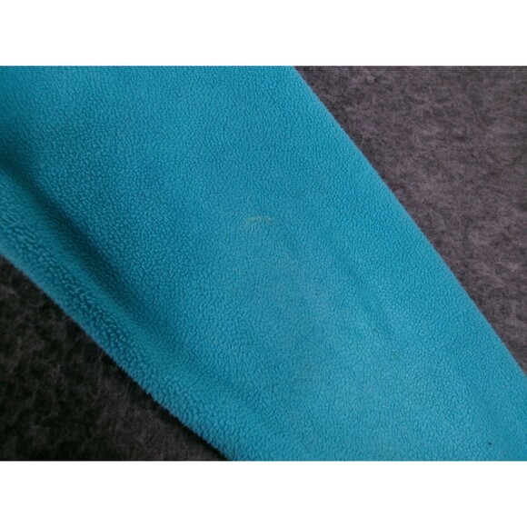 Old Navy Fleece Jacket Womens M Teal Full Zip Pockets Cozy Long Sleeve Casual - Picture 11 of 12